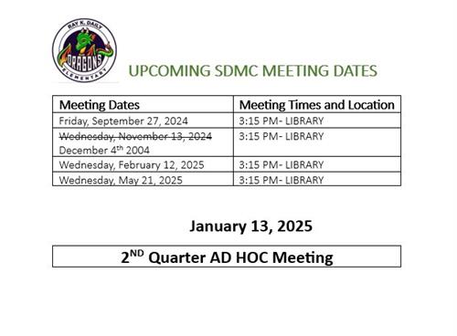 24-25 SDMC Dates